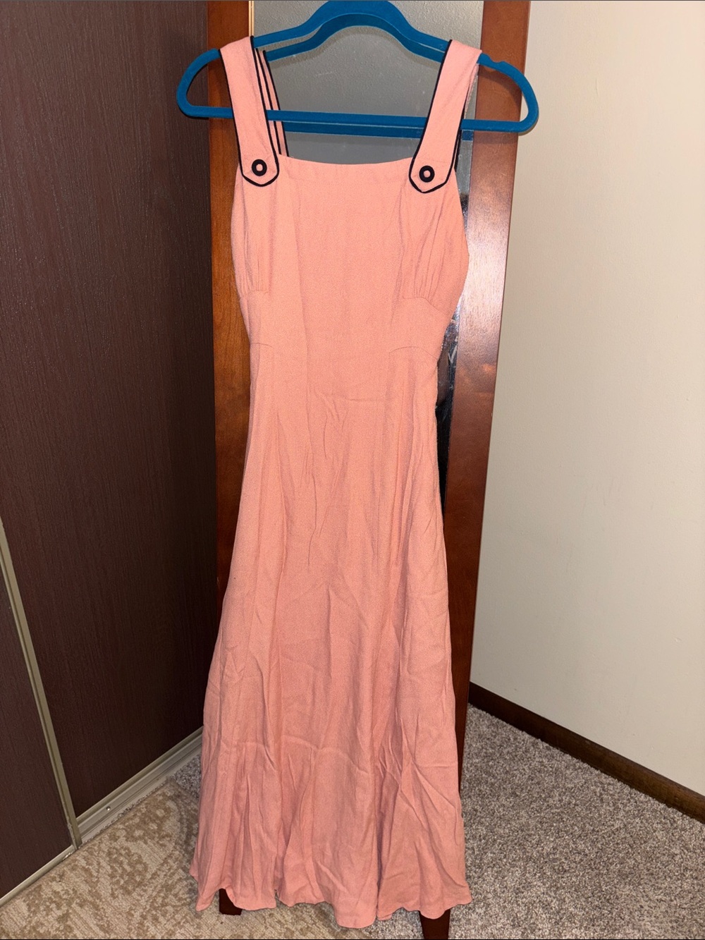 Eileen West Button Pink Dress Size 6